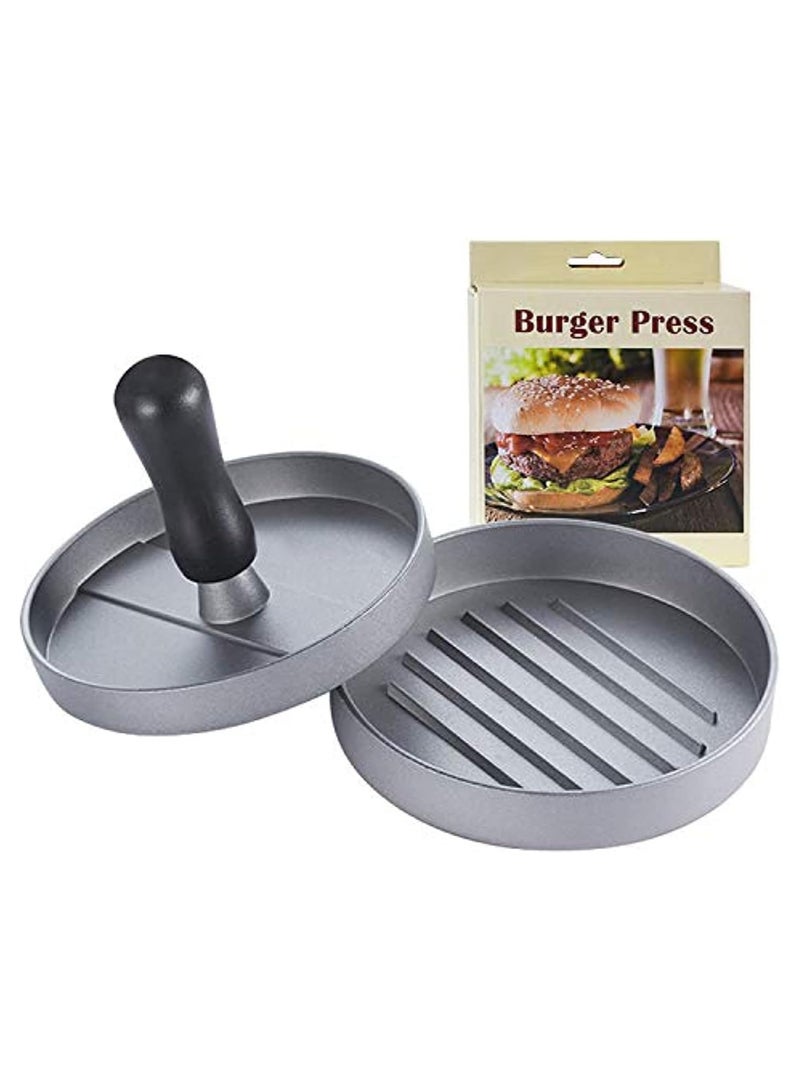 Generic Non-Stick Burger Press Patty Maker – Aluminum Hamburger Mold with Handle – Easy Meat Shaper for BBQ & Grilling - multicolor - Image 1