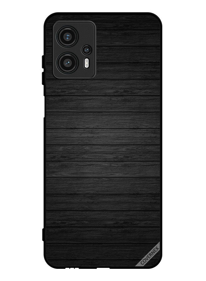 Covernex Protective Case Cover For Motorola Moto G13 Dark Wooden Pattern - Image 1