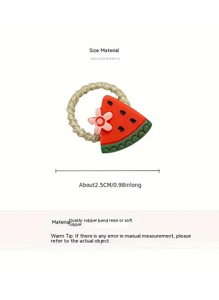 Kormesic - طقم إكسسوارات شعر كرتونية 50 قطعة - أربطة مرنة وأطواق شعر للاستخدام اليومي - Image 1