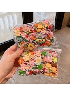 Kormesic 50-Piece Cartoon Hair Accessories Kit - Elastic Hair Ties(Daily Use)  - Image 2