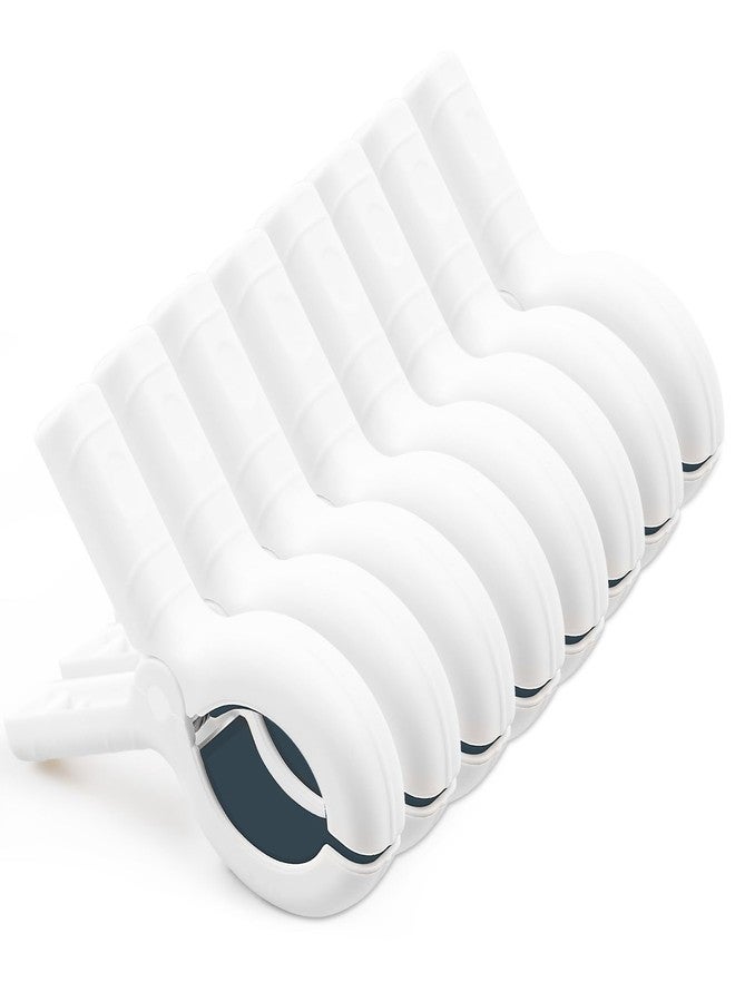 Dreecy 8 Pcs Beach Towel Clips for Beach Chairs, Towel Holder for Beach Chair Pool Chair on Cruise, Jumbo Size Heavy Duty Clothes Pins, Beach Chair Clips to Keep Your Towel from Blowing Away (White) - Image 1