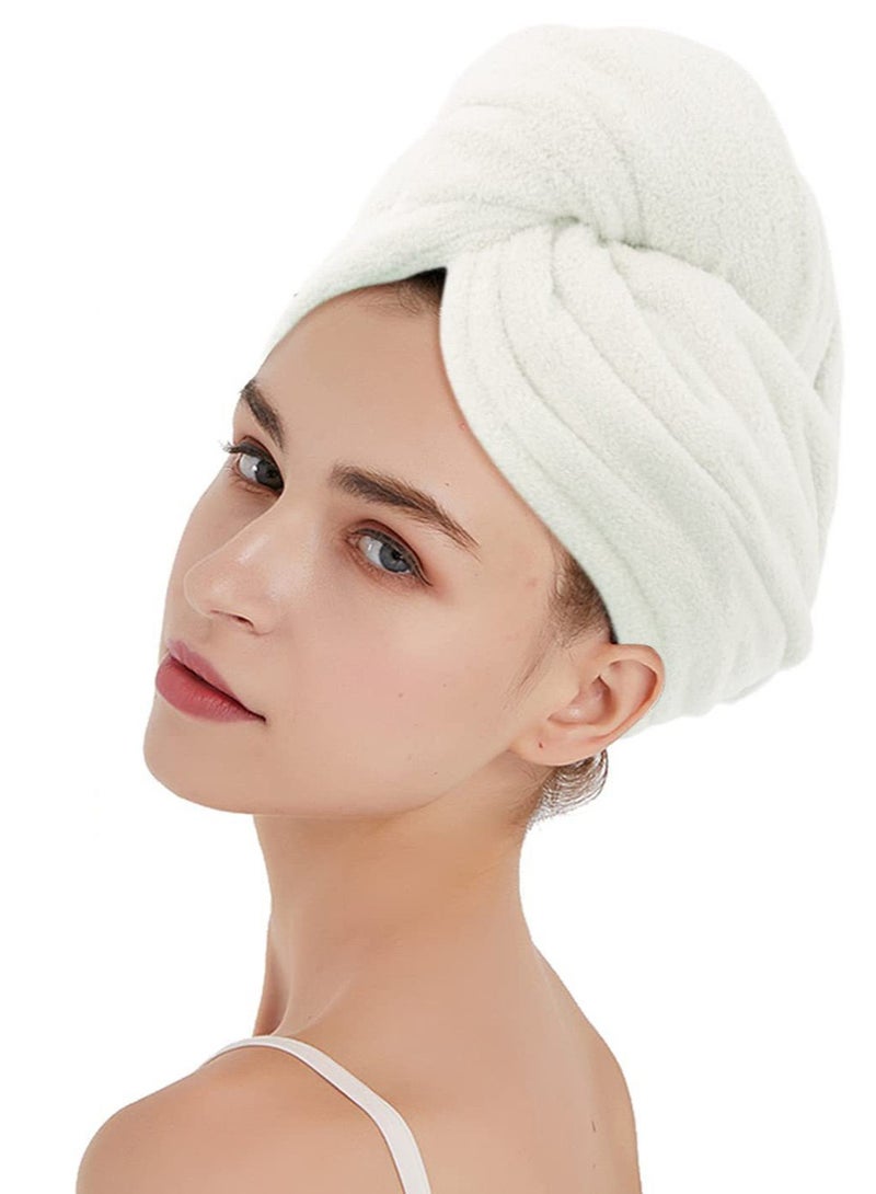 3 Packs Microfiber Hair Towel for Wet Hair Pink Blue Grey  - Image 1