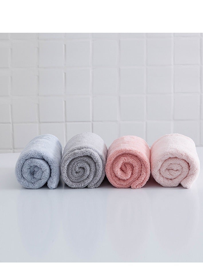 3 Packs Microfiber Hair Towel for Wet Hair Pink Blue Grey  - Image 2