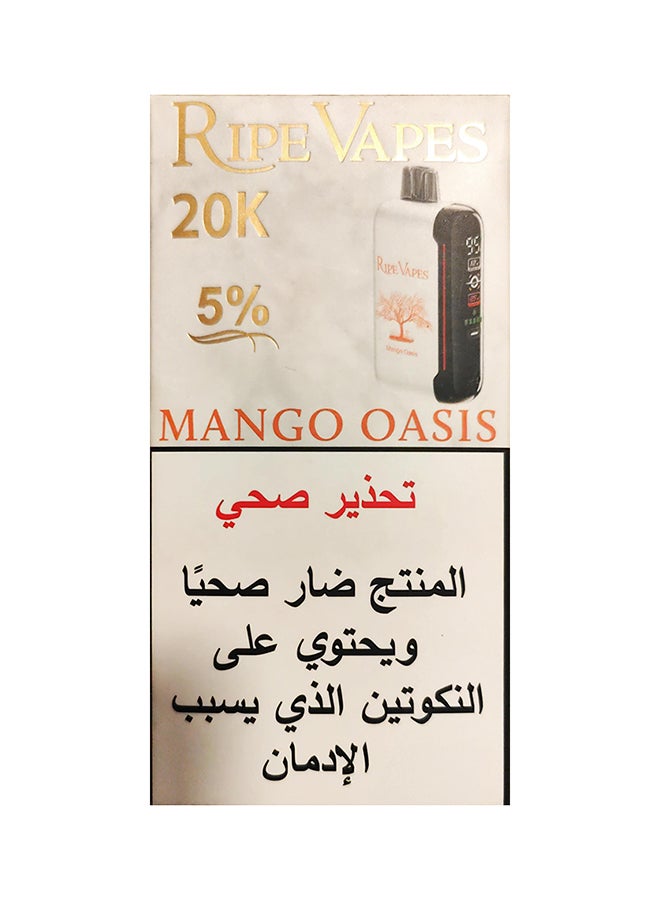 RIPE VAPES Mango Oasis Ripe Vapes 20K Puffs 50mg Disposable Pods Vape - Image 2
