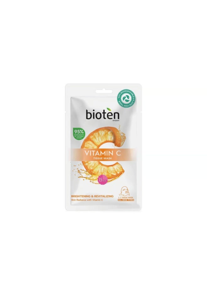 bioten Vitamin C Tissue Mask x1 - Image 1