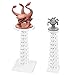 CZYY DND Flying Miniatures Combat Riser Set of 2 Acrylic Laser Cut Flight Stand Terrain from 0 to 9999 ft Perfect for Dungeons and Dragons Wargames DD and Tabletop RPG - Image 2