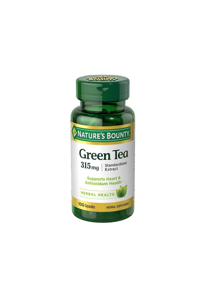 NATURES BOUNTY Nature' S Bounty Green Tea 315 Mg Capsule 100'S