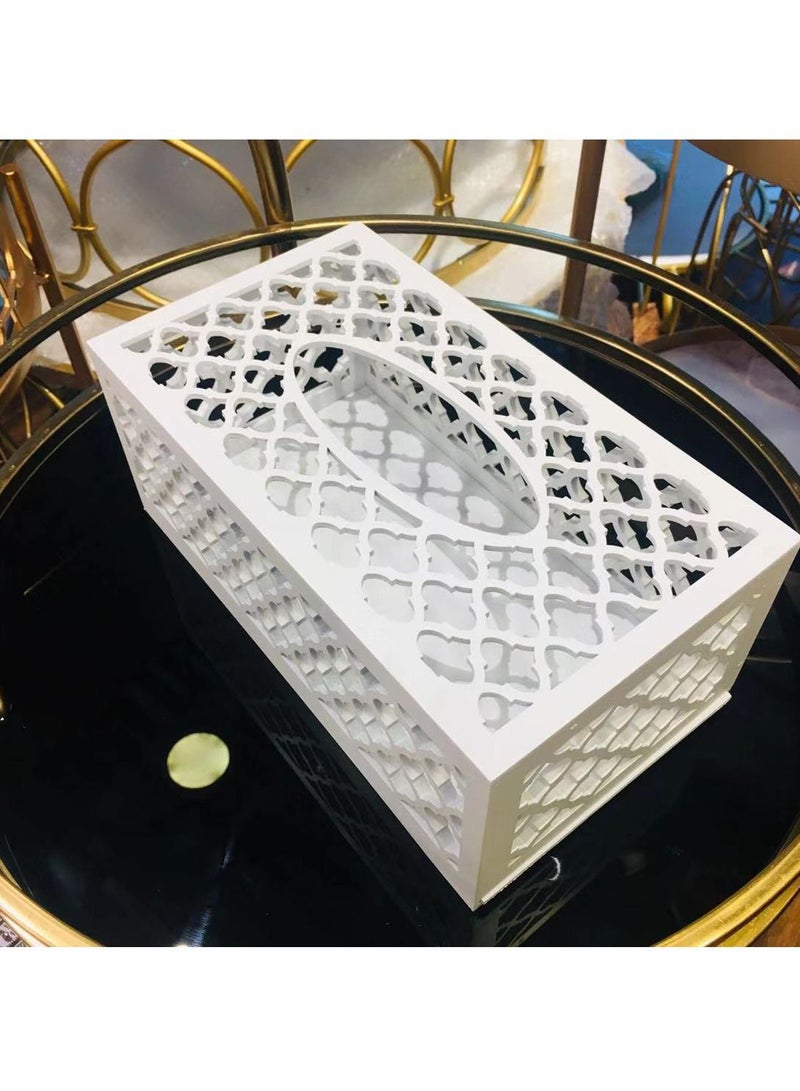 FFD Tissue Case Napkin Dispenser Tissue Box Holder Modern Minimalist and Durable Facial Tissue Cover Case Decoration Paper Box Decoration  - Image 4