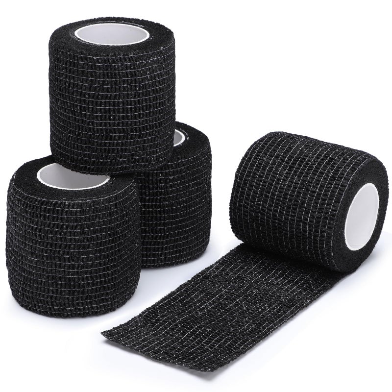 DROK 4 Roll Camo Tape Wrap Camouflage Self Adhesive Bandage Wrap Camo Form Tape Climbing Tape for Outdoor Sports Multicam Tropic Camping Bicycle Range Finder Camera Flashlight 2 inch x 1476ft - Image 2