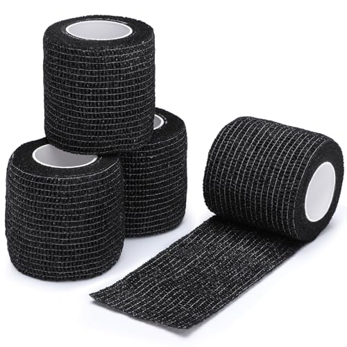 DROK 4 Roll Camo Tape Wrap Camouflage Self Adhesive Bandage Wrap Camo Form Tape Climbing Tape for Outdoor Sports Multicam Tropic Camping Bicycle Range Finder Camera Flashlight 2 inch x 1476ft - Image 1