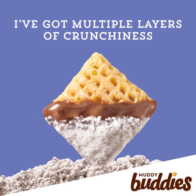 Chex Mix Muddy Buddies Peanut Butter and Chocolate Snack Mix, Snacks, 9 oz - Image 4