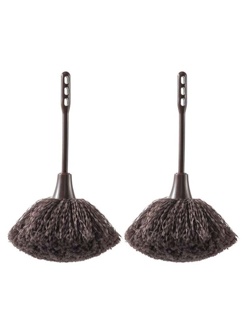 سيوسي قطعتان من فرشاة لوحة المفاتيح بمقبض طويل منفضة الريش المحمولة لتنظيف الغبار ومزيل الأتربة لأجهزة الكمبيوتر المحمول والمكتبية الذكية والناعمة - Image 1