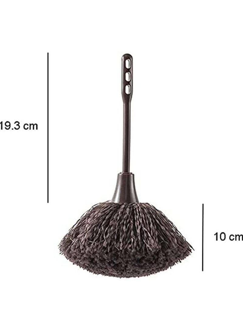 سيوسي قطعتان من فرشاة لوحة المفاتيح بمقبض طويل منفضة الريش المحمولة لتنظيف الغبار ومزيل الأتربة لأجهزة الكمبيوتر المحمول والمكتبية الذكية والناعمة - Image 2