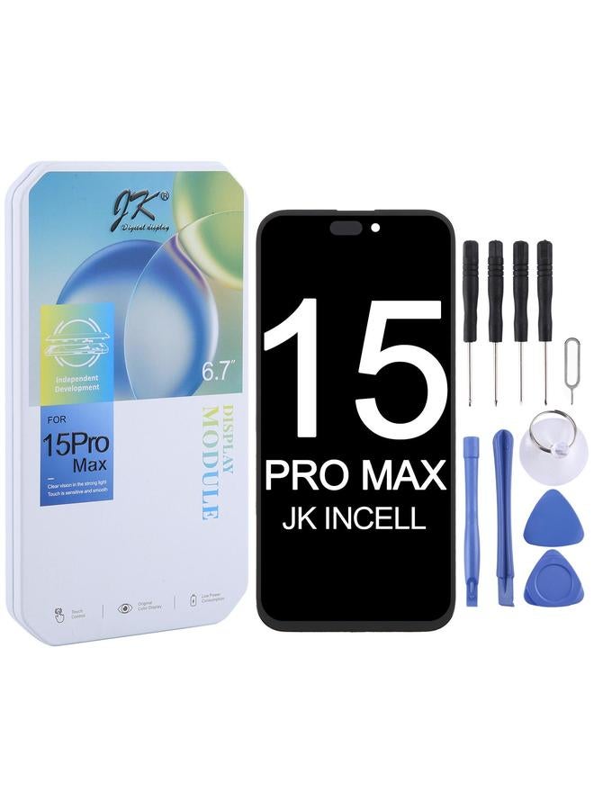 إيروريكس شاشة LCD بديلة JK incell لجهاز iPhone 15 Pro Max - Image 1