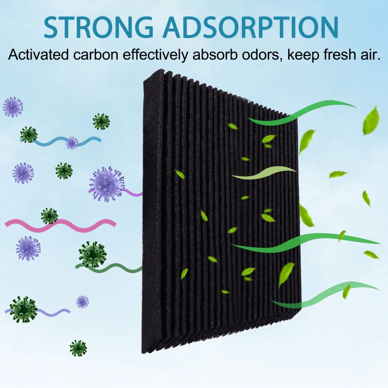 SEISSO Paultra2 Refrigerator Air Filter Replacement for Frigidaire Pure Air Ultra II, ELPAULTRA2 Filter for Electrolux Pure Advantage ULTRA II, Freshen Your Fridge with Activated Carbon-6Packs - Image 4