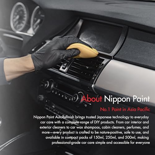 Nippon Paint Car Interior Cleaner 250ml | Dashboard & Panel Cleaner Removes Tough Stains Restores Natural Shine n-Shield | No.1 Paint Brand in Asia Pacific Region (Pack of 1) - Image 5