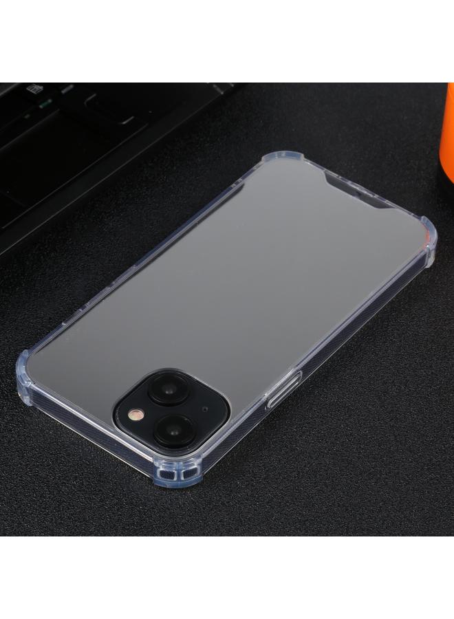 اس-توب جراب لهاتف iPhone 14 مصنوع من مادة TPU المطلية بالكهرباء ومرآة من الأكريليك بأربعة قطرات - Image 4