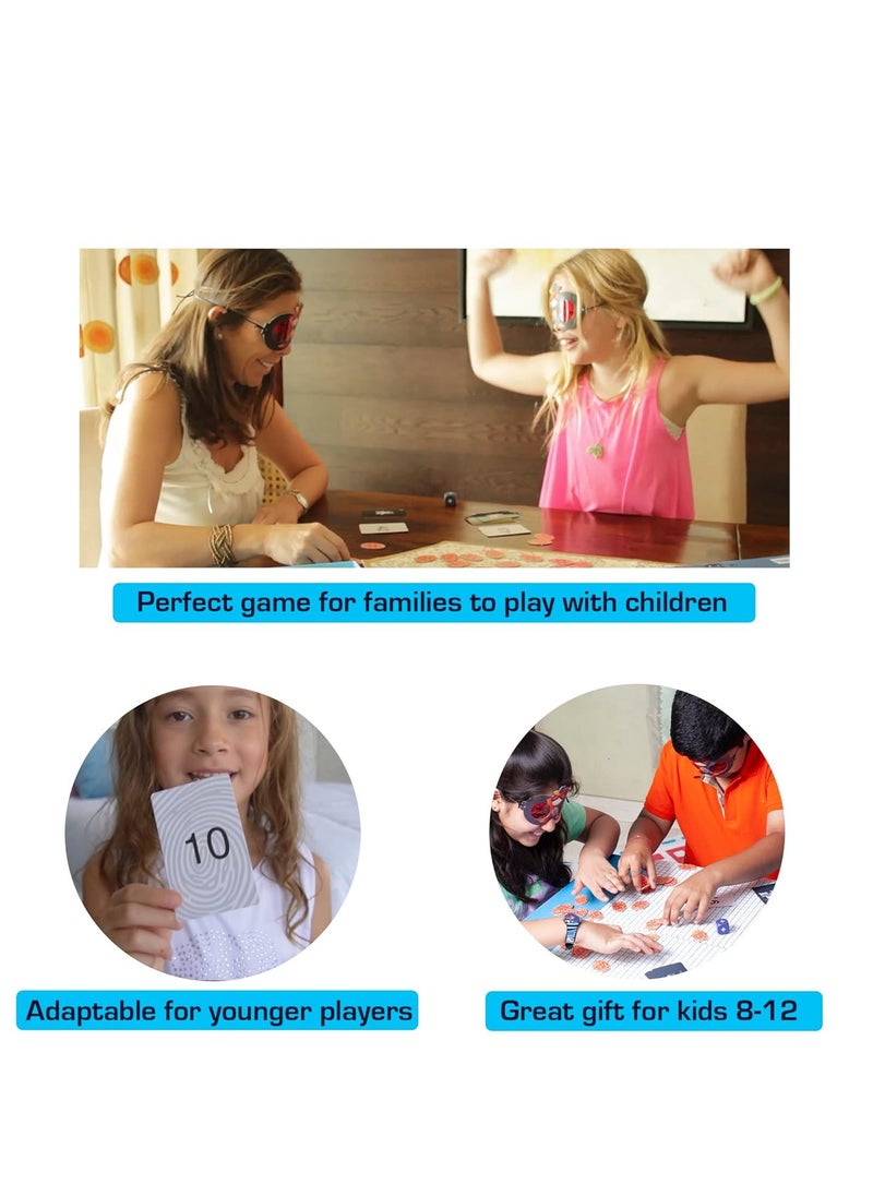 CHALK AND CHUCKLES - Chalk and Chuckles Super Math Spy Board Game for Kids Age 8-12, Educational Brain Games for Kids 10+ Years, Gift for Boys, Girls 9, 10, 11 Years, STEM Toys for Kids - Image 1