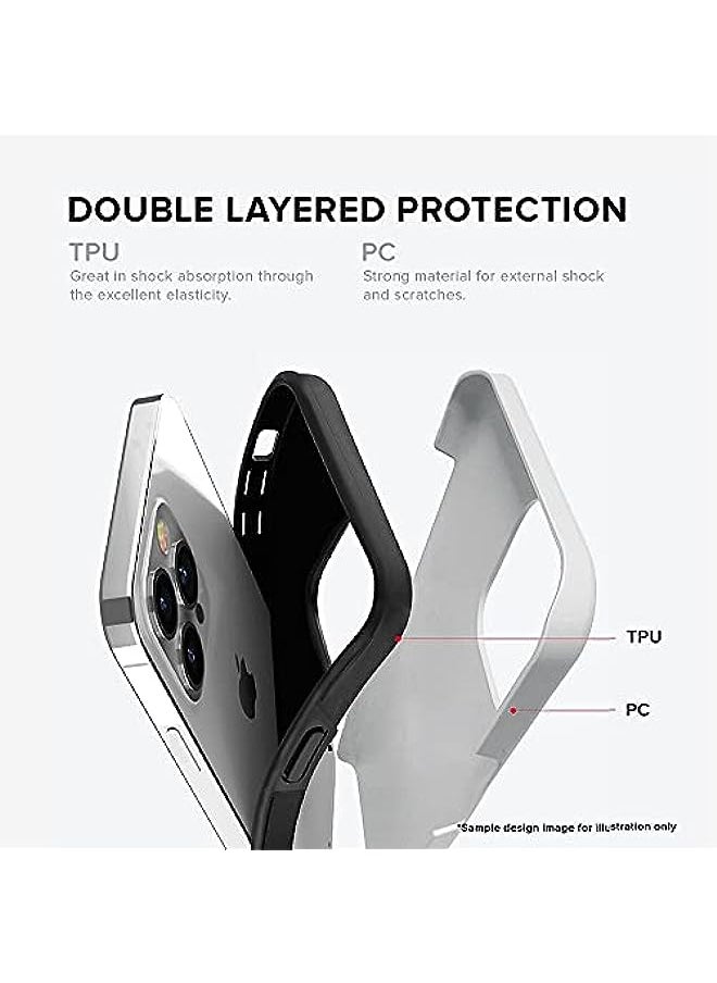 HuHa - Tough Pro Series Case Compatible with Apple iPhone 13 Pro Max, Dual Layer hybrid PC + TPU Customized Mobile Cover Shield with TPU Protection in Matte Finish Print - Asian Scooter - Image 1