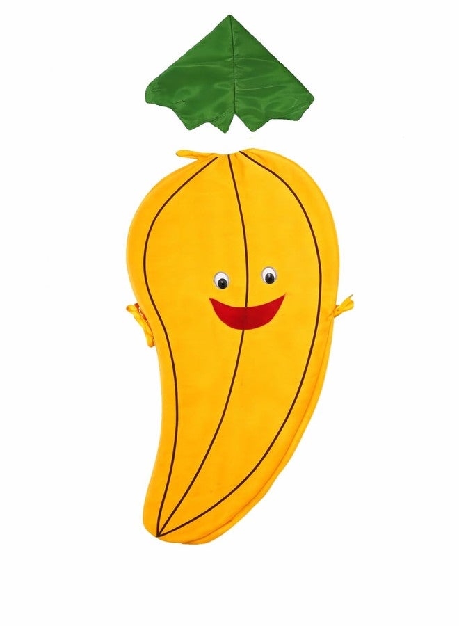 EthnicAlive Cotton Smiley Fruit and Vegetable Cosplay Costume Outfit For Kids Girls, Boys Party's | Halloween Fruits Dress (Yellow2, 7 Year To 8 Year) - Image 1