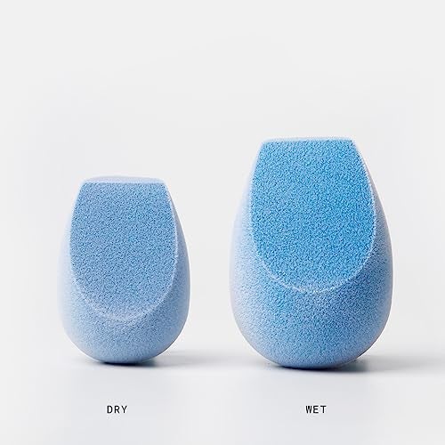 JUNO & Co. Microfiber Velvet Sponge, Latex-Free, Dual Layer Technology, Flawless Makeup Blender for Foundations, Powders and Creams (4 Fusion Sponge Bundle) - Image 3