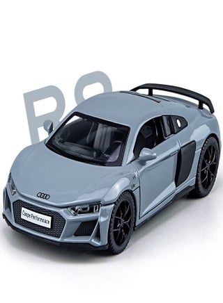 1:32 Compatible for Audi R8 Coupe Model Car Toy, Zinc Alloy Pull Back Toy car with Sound and Light for Kids & Adults (Gray) - pzsku/ZBBEFE6816D9F530A2897Z/45/1742666059/22928259-bc5e-4430-8e1b-b5ba54b2130c