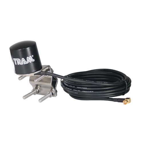 Tram 7732 Satellite Radio Mirror-Mount Low-Profile Antenna with RG58 Coaxial Cable and SMB-Female Connector - Image 1