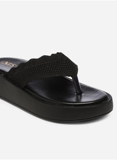 GNIST Knitted Strap Thong Slippers by Styli  - Image 4