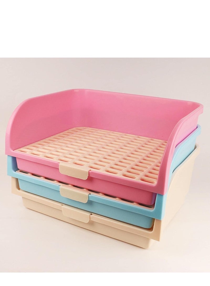 مرحاض أرنب، شينشيلا كبيرة للنمس، مرحاض مربع، مريح للتنظيف، مريح، مثالي للأرانب الكبيرة، حجم كبير، مثبت على الحائط، قابل للغسل - Image 4