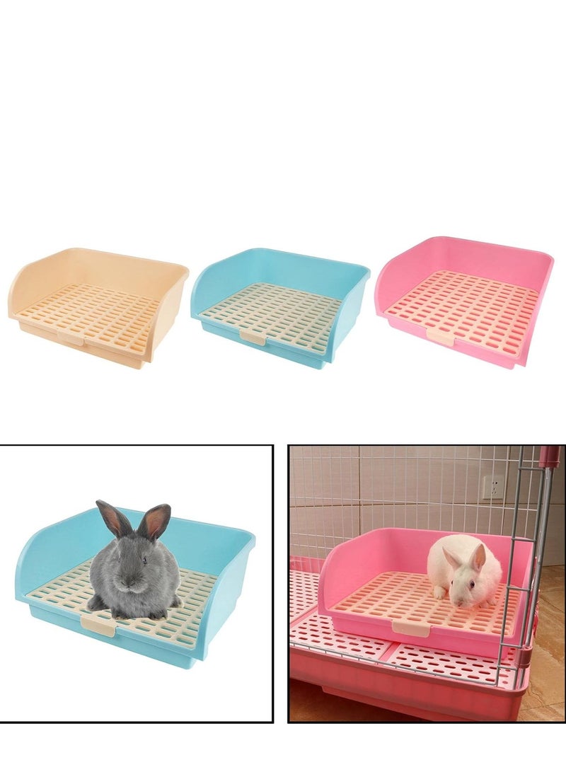مرحاض أرنب، شينشيلا كبيرة للنمس، مرحاض مربع، مريح للتنظيف، مريح، مثالي للأرانب الكبيرة، حجم كبير، مثبت على الحائط، قابل للغسل - Image 5