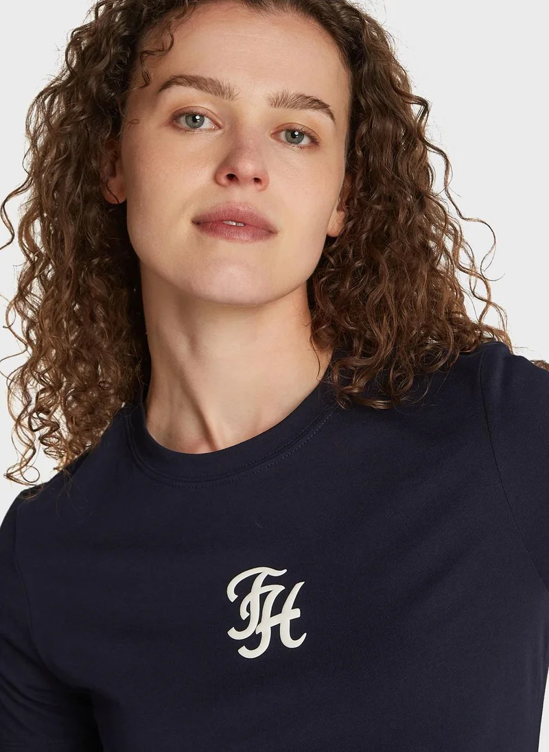 TOMMY HILFIGER Crew Neck Logo T-Shirt