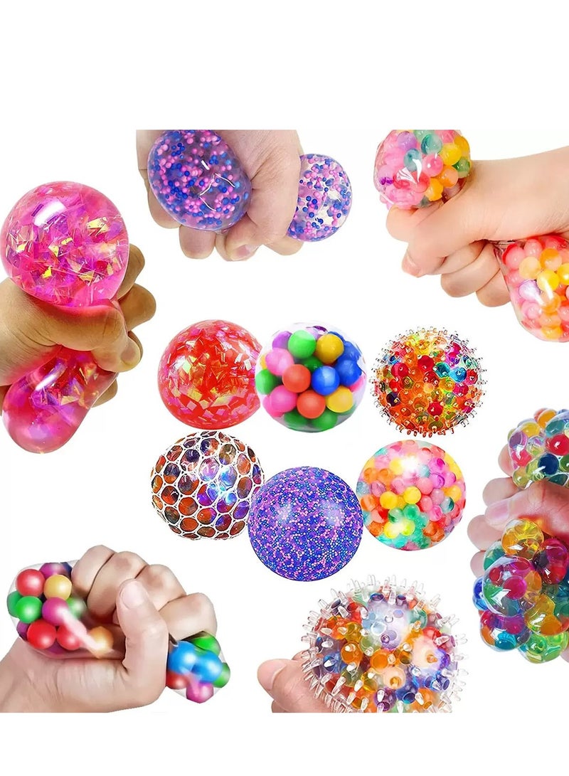 Sensory Stress Balls Fidget Toys for Kids and Adults Sensory Squishy Balls Set, Fidget Stress Toys - 12 Pack  Random shipment - Image 2