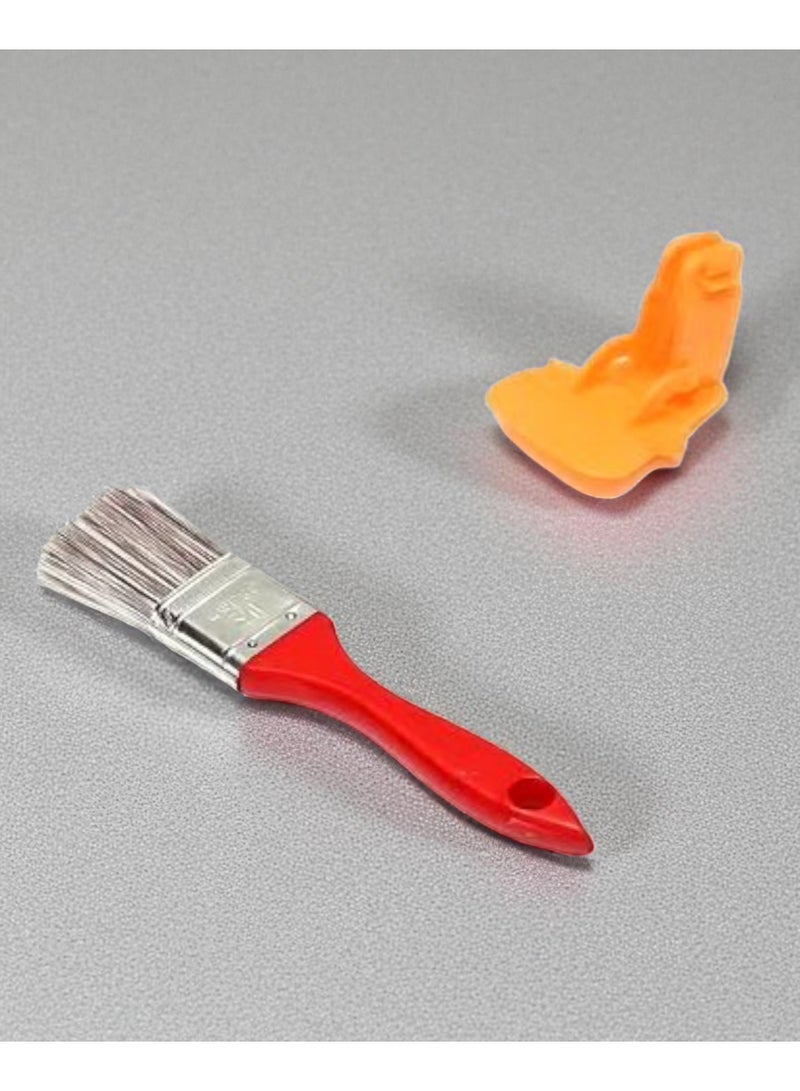 One Piece Of Clip Pliers Placed On The Paint Brush To Differentiate Between Colors And The Surface You Want To Paint Or Isolate To Make The Place Cleaner Such As The Corners Of The Walls And CEILING Or If You Do Not Want To Paint The Wall Electrical Plug Or Not Paint The Edge Of The Door Or The Edges Of The Air Conditioner The Clip Is Lightweight And Portable And You Cn Reuse It Several Times The Clip Pliers And Paint Brush Are Included With The Shipment  - Image 1