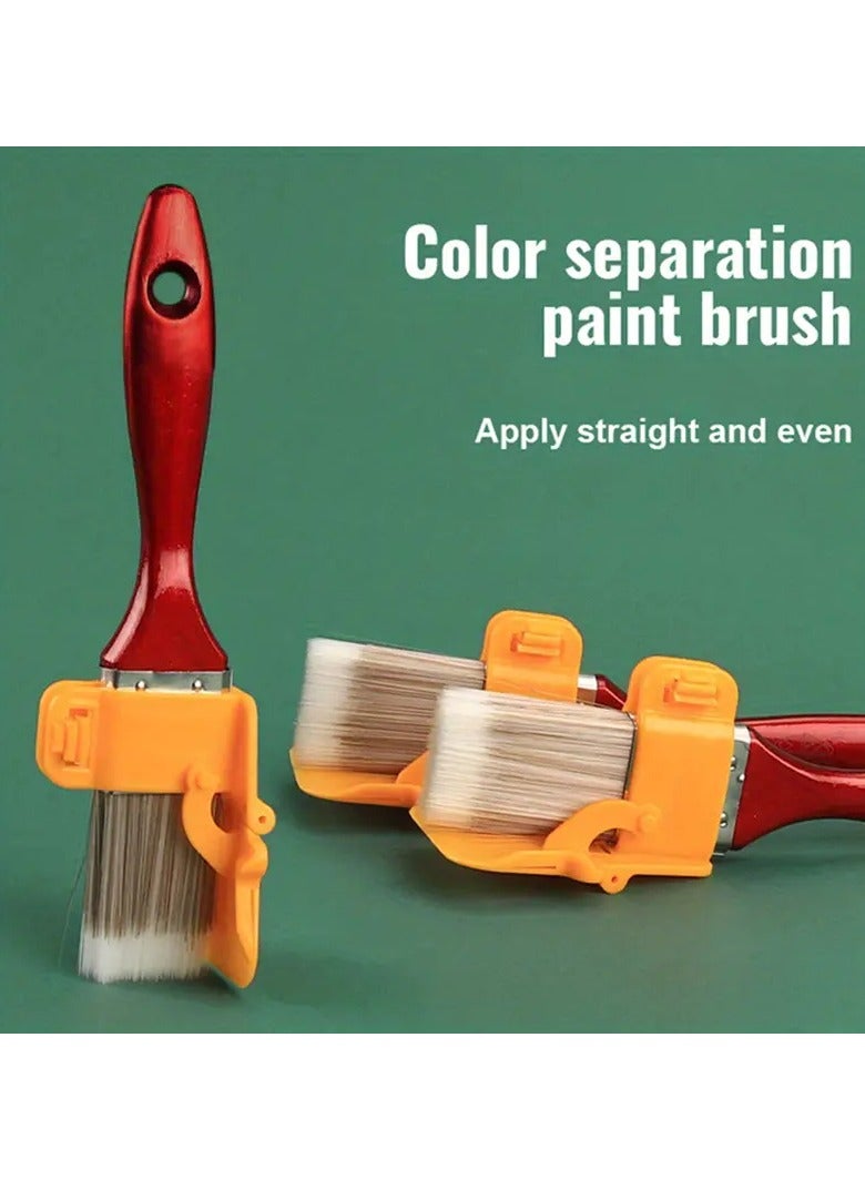 One Piece Of Clip Pliers Placed On The Paint Brush To Differentiate Between Colors And The Surface You Want To Paint Or Isolate To Make The Place Cleaner Such As The Corners Of The Walls And CEILING Or If You Do Not Want To Paint The Wall Electrical Plug Or Not Paint The Edge Of The Door Or The Edges Of The Air Conditioner The Clip Is Lightweight And Portable And You Cn Reuse It Several Times The Clip Pliers And Paint Brush Are Included With The Shipment  - Image 2