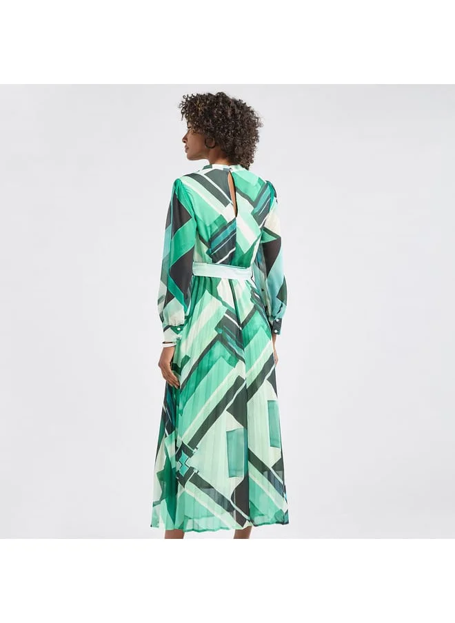 Splash FAV Geometric Print Dress