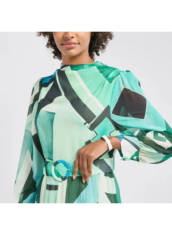 Splash FAV Geometric Print Dress