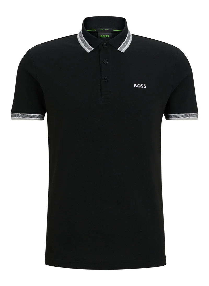 BOSS Black Paddy polo shirt in cotton piqué for Men | Best Price UAE