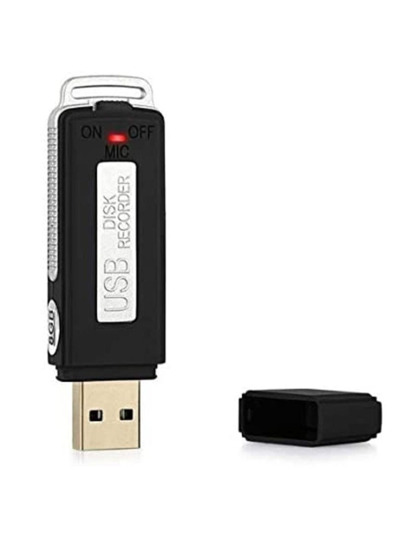 Generic - 8GB Voice Recorder Rechargeable Mini USB Voice Recorder USB Flash Drive Voice Activated Recorder Dictaphone 150 Hours File Capacity - Image 1