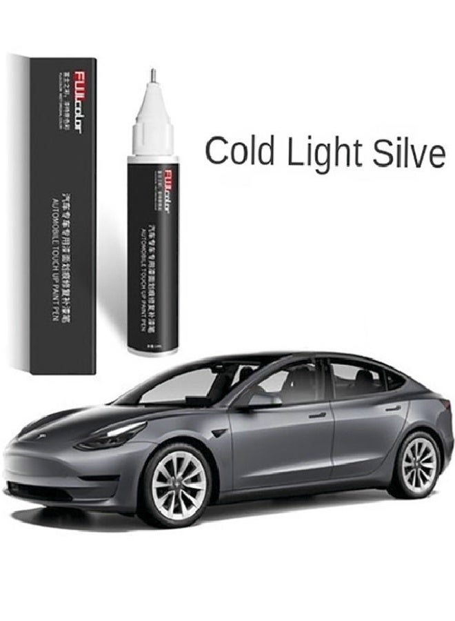 فوجي قلم إصلاح طلاء السيارة - قلم إزالة الخدوش وإصلاح طلاء السيارة وملحقاته، فضي - Image 1