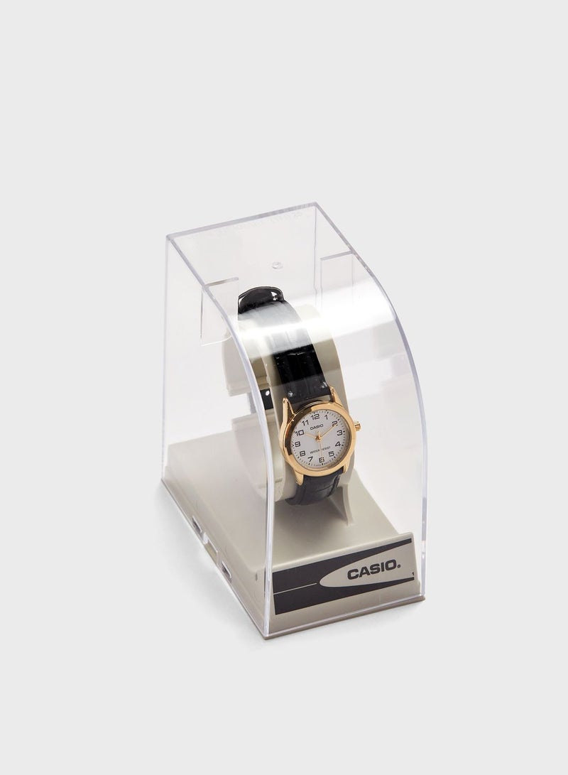 CASIO Leather Strap Analog Watch - Image 4