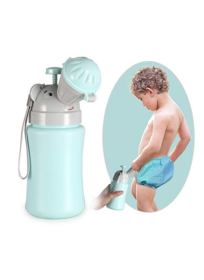 Syga Portable Baby Potty Urinal Emergency Toilet For Camping Car Travel And Kid Potty Pee Training (Blue)  - Image 1