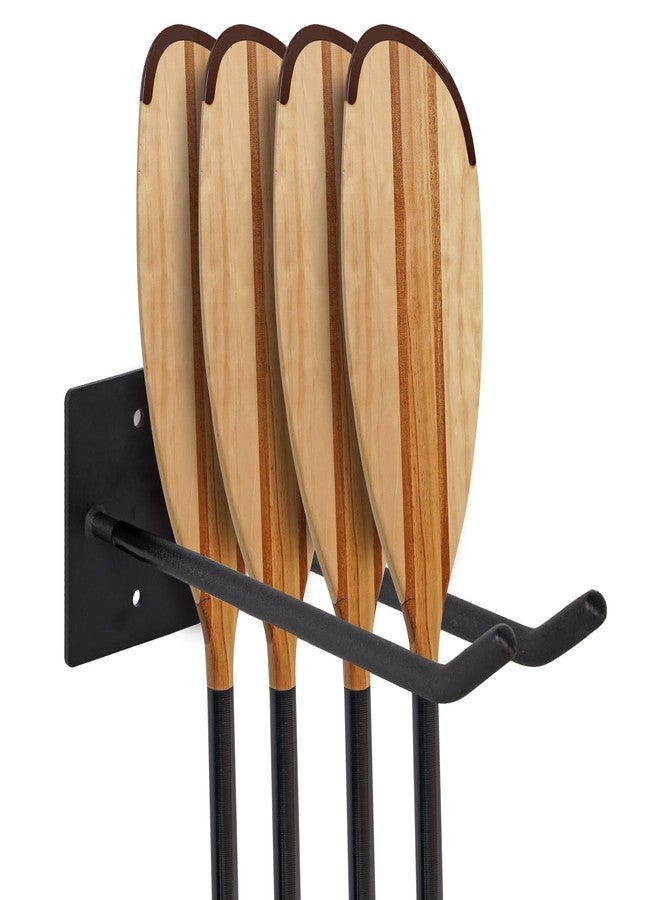 Lingvum Kayak Paddle Storage Rack Wall Mount, Garage Oars Holder Hold Up To 6 Paddles For Kayak, Sup Board, Canoe, Dragon Boat Paddles, With Non-Scratch Grip - Image 1
