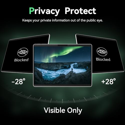 Mao Yeye Magnetic Privacy Screen Protector for Surface Pro 11/10/9/8/X -13 Inch Anti Glare Filter, Anti Blue Light Film, Removable Shield Microsoft Surface Pro 9 Accessories, Matte Bubble Free Guard - Image 2