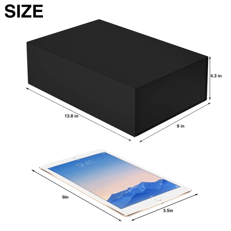 HavrePac Luxury Large Gift Box 13.8"x9"x4.3" Storage Box Ribbon Magnetic Closure for Luxury Packaging Box for Valentine's Day,Mother's Day, Birthdays, Bridal Gifts,Weddings - Image 5