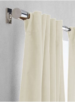 إن - هاوس طقم ستائر من المخمل مكون من قطعتين - ذهبي - 240×140 سم  - Image 3