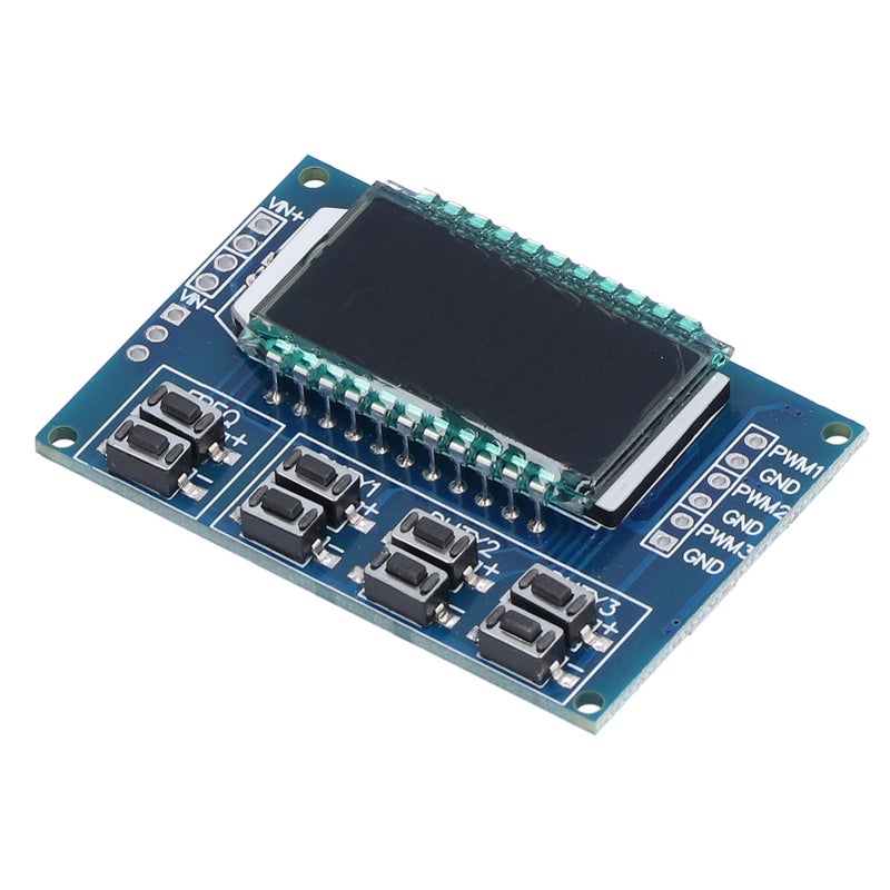 PWM Signal Generator: 3-Channel, 1HZ-150KHZ Frequency Range, High Precision - Independent Duty Cycle Adjustment, Serial Communication for Experimental Development, MCU Circuit Control - Image 2