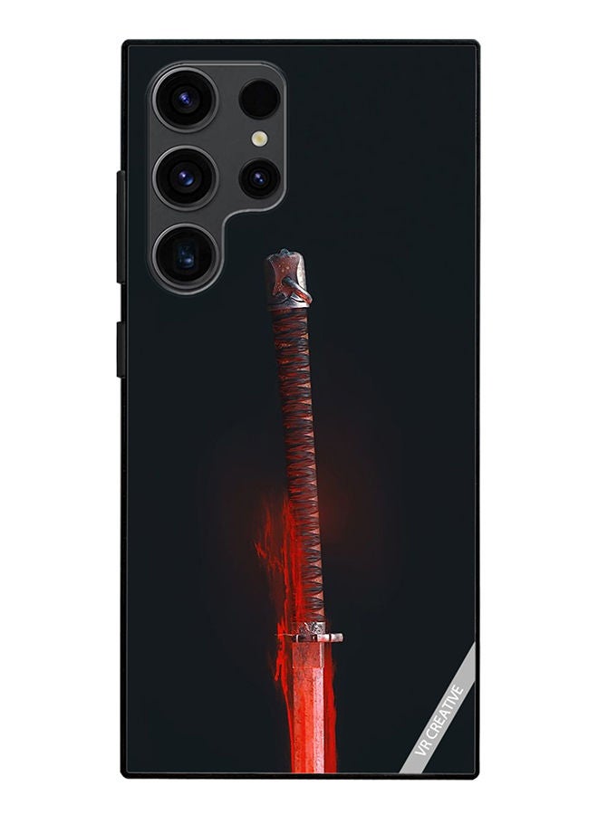 VR CREATIVE Protective Case Cover For Samsung Galaxy S23 Ultra 5G The Mortal Blade Design Multicolour - Image 1