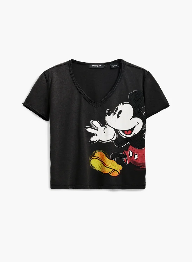 DESIGUAL Mickey Mouse T-Shirt
