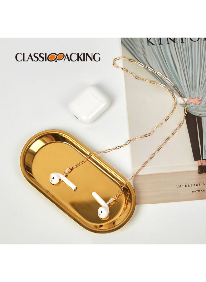 classicpacking New Wireless Chain Hanging Neck Hanging Accessories Anti-lost Artifact Portable Anti-drop Chain Bluetooth Headset Metal Anti-lost Chain - Image 3