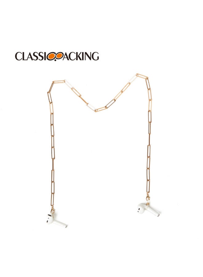 classicpacking New Wireless Chain Hanging Neck Hanging Accessories Anti-lost Artifact Portable Anti-drop Chain Bluetooth Headset Metal Anti-lost Chain - Image 5